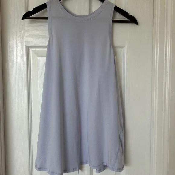 lululemon athletica All Tied Up Lavender Tie-Back Tank Top - Picture 5 of 9
